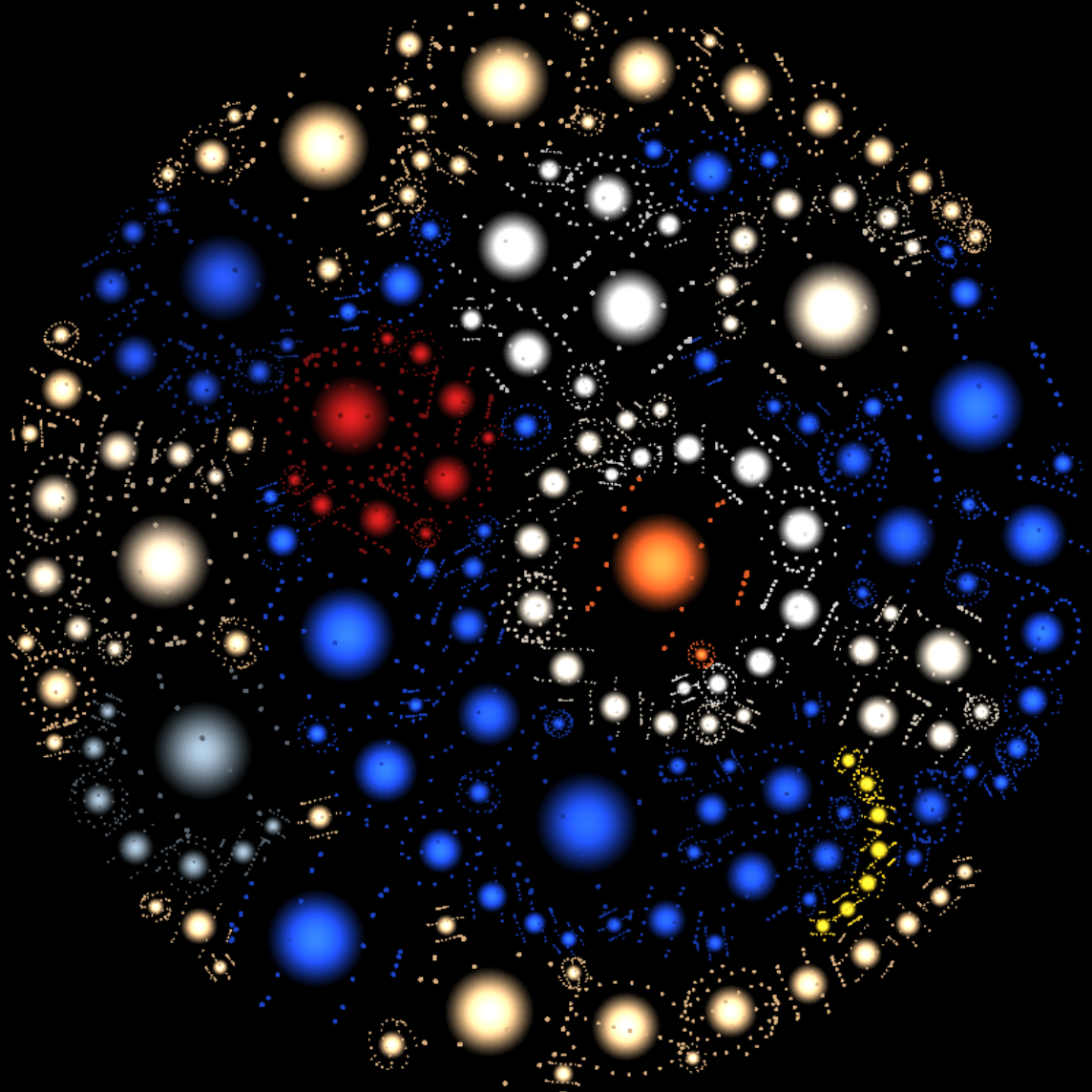 Ousia #4067 — Apollonian gasket artwork